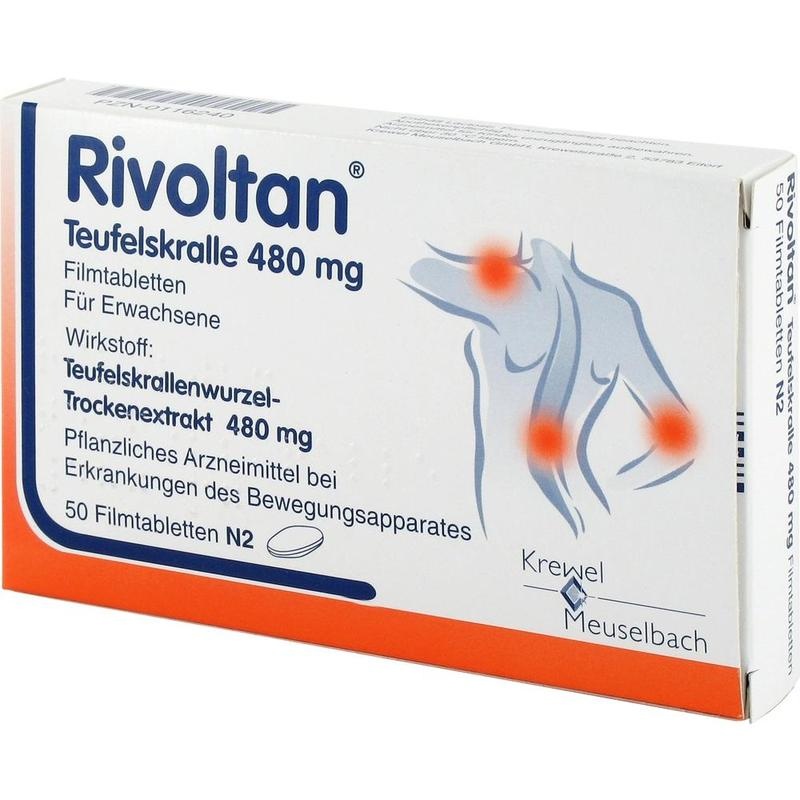 RIVOLTAN Teufelskralle 480 mg Filmtabletten