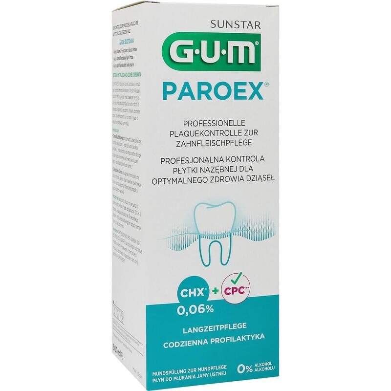 GUM PAROEX 0,06% CHX Mundspülung