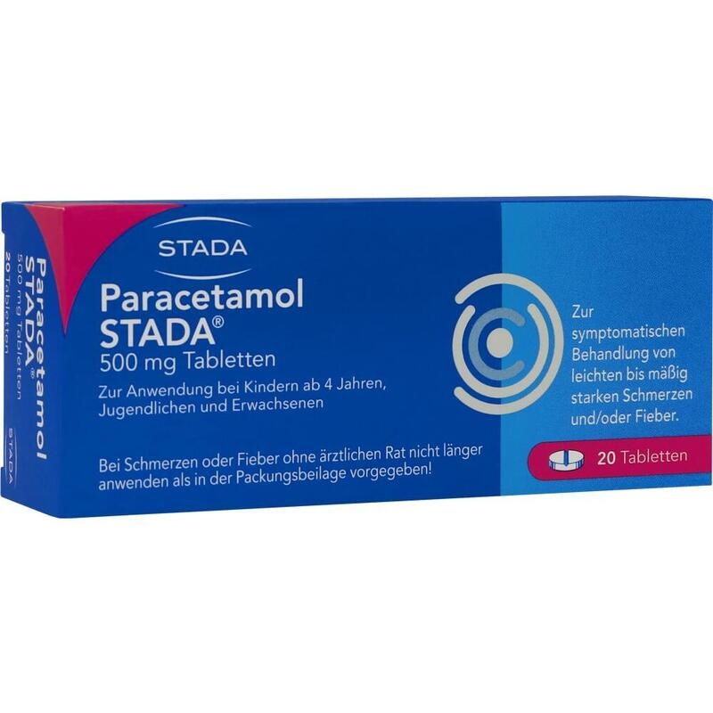 PARACETAMOL STADA 500 mg Tabletten
