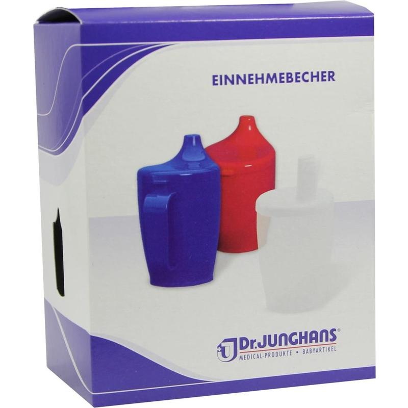 EINNEHMEBECHER m.2 Griffen+Deckel 4mm milchig
