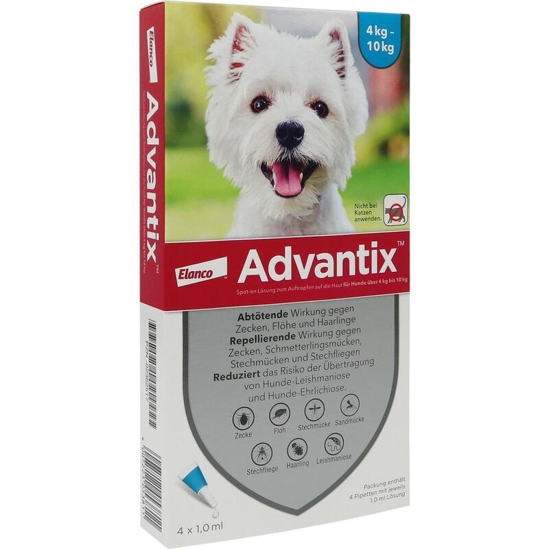 ADVANTIX Spot-on Lsg.z.Auftr.a.d.H.f.Hund 4-10 kg