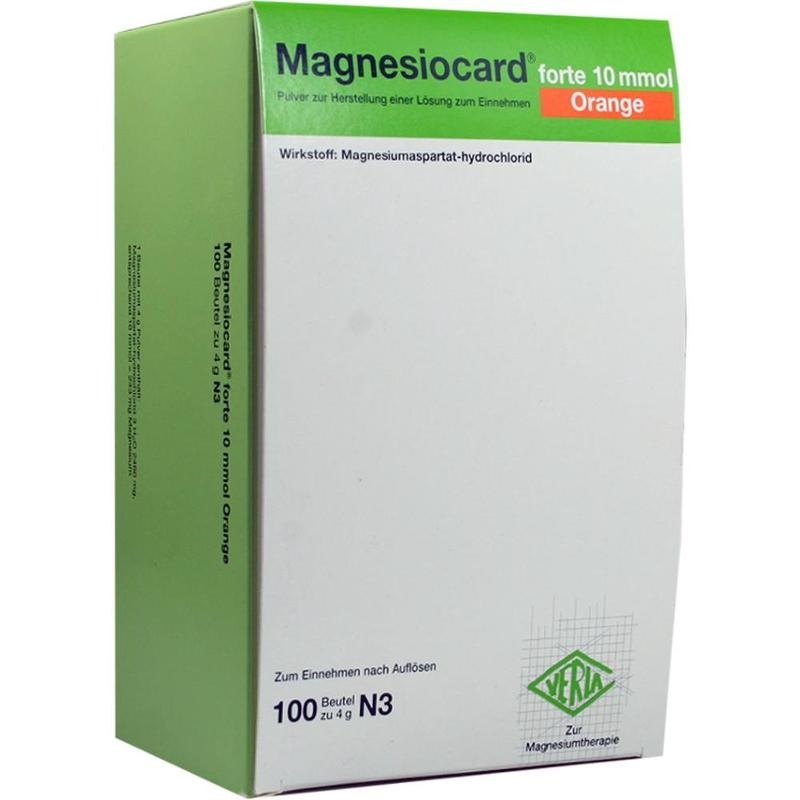 MAGNESIOCARD forte 10 mmol Orange Plv.z.H.e.L.z.E.