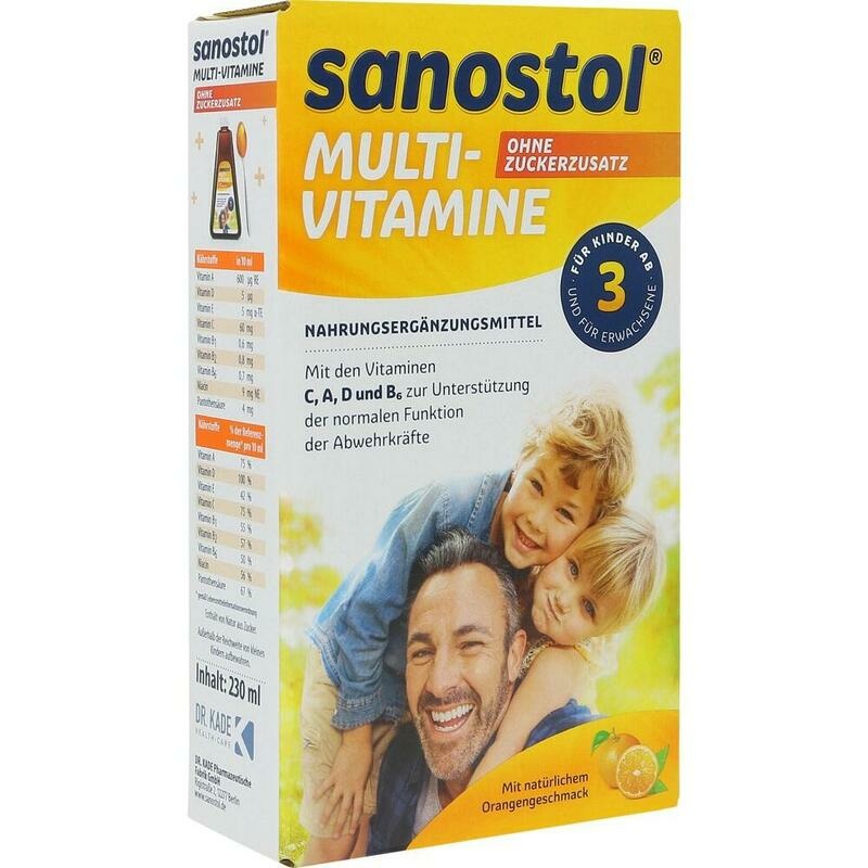 SANOSTOL ohne Zuckerzusatz Saft