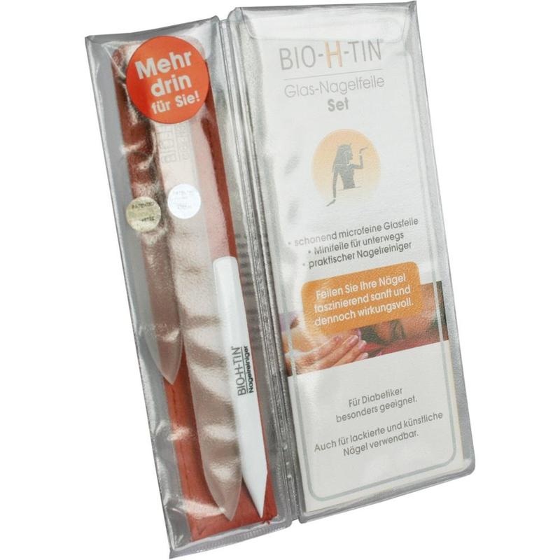 BIO-H-TIN Glas Nagelfeile Set