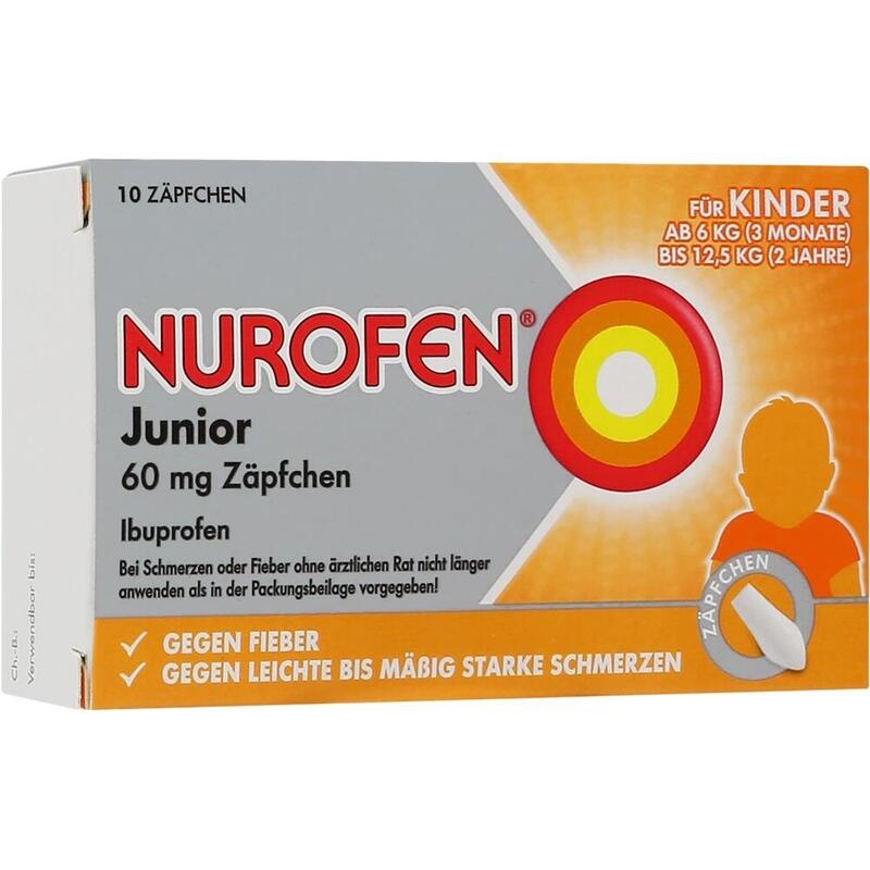 NUROFEN Junior 60 mg Zäpfchen