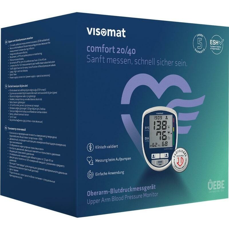 VISOMAT comfort 20/40 Oberarm Blutdruckmessger.