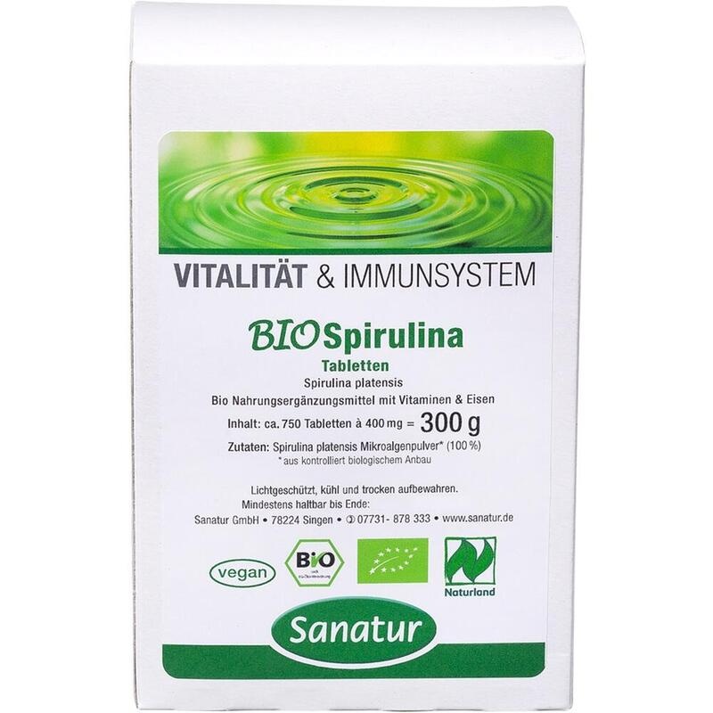 SPIRULINA BIO Tabletten Nachfüllpacket