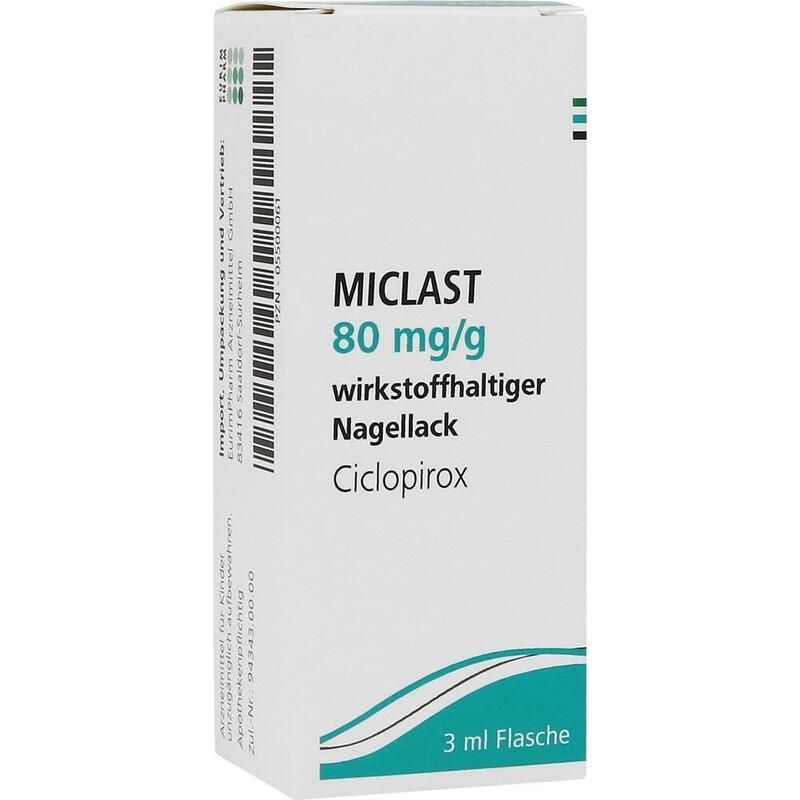 MICLAST 80 mg/g wirkstoffhaltiger Nagellack
