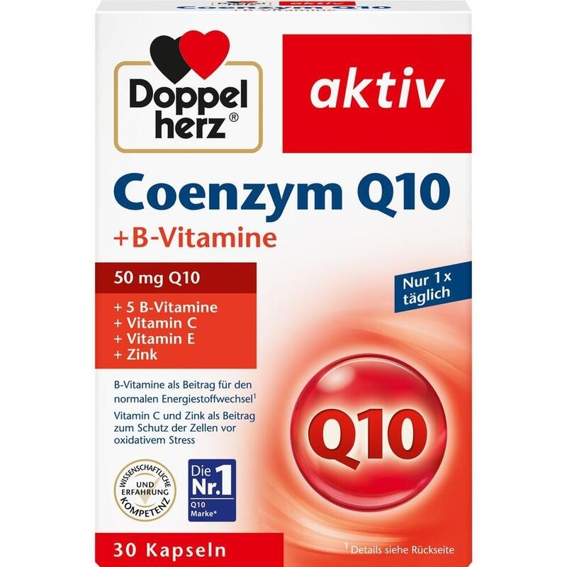 DOPPELHERZ Coenzym Q10+B Vitamine Kapseln