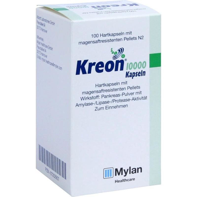 KREON 10.000 Hartkps.m.magensaftr.überz.Pellets