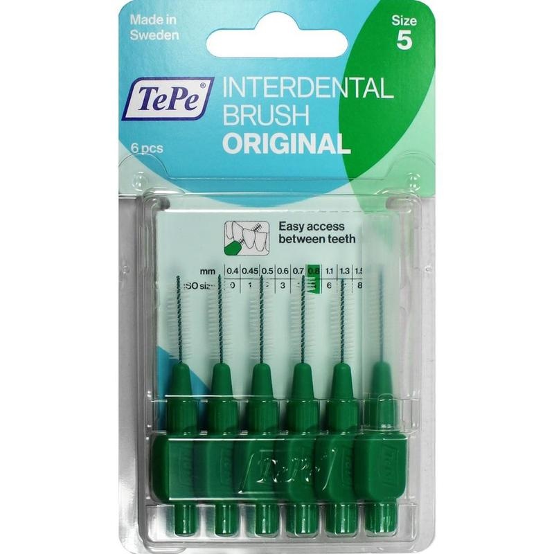TEPE Interdentalbürste 0,8mm grün