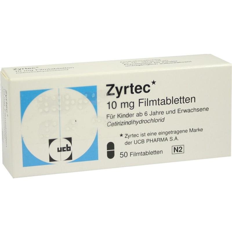 ZYRTEC 10 mg Filmtabletten