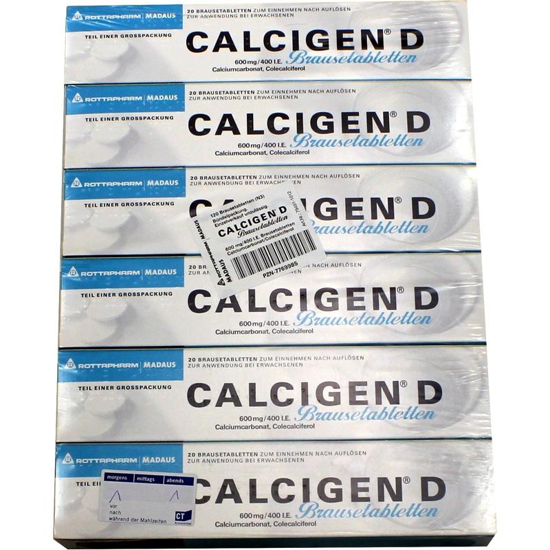 CALCIGEN D 600 mg/400 I.E. Brausetabletten