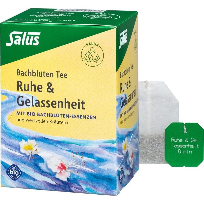 BACHBLÜTEN TEE Ruhe & Gelassenheit Bio Salus Fbtl.
