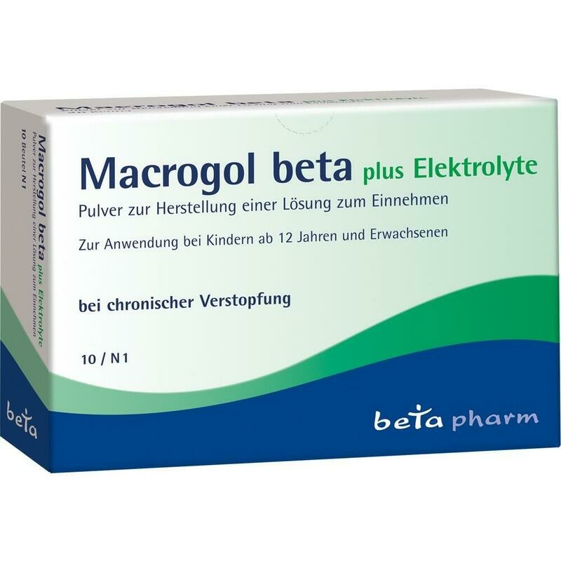 MACROGOL beta plus Elektrolyte Plv.z.H.e.L.z.Einn.