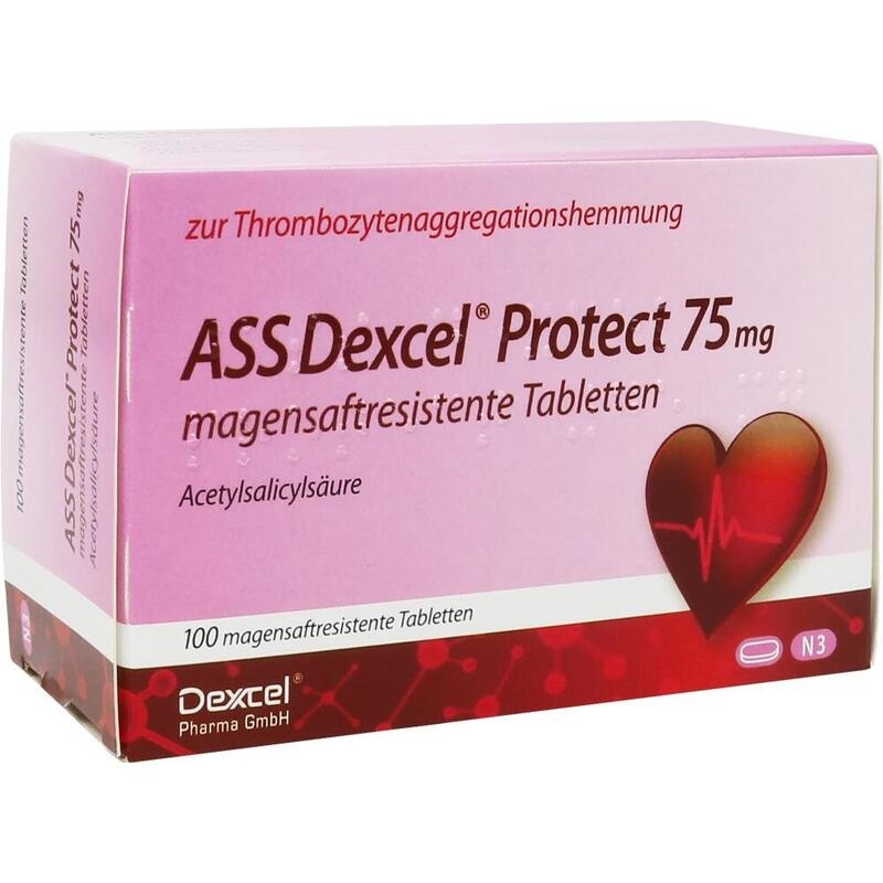 ASS Dexcel Protect 75 mg magensaftres.Tabletten