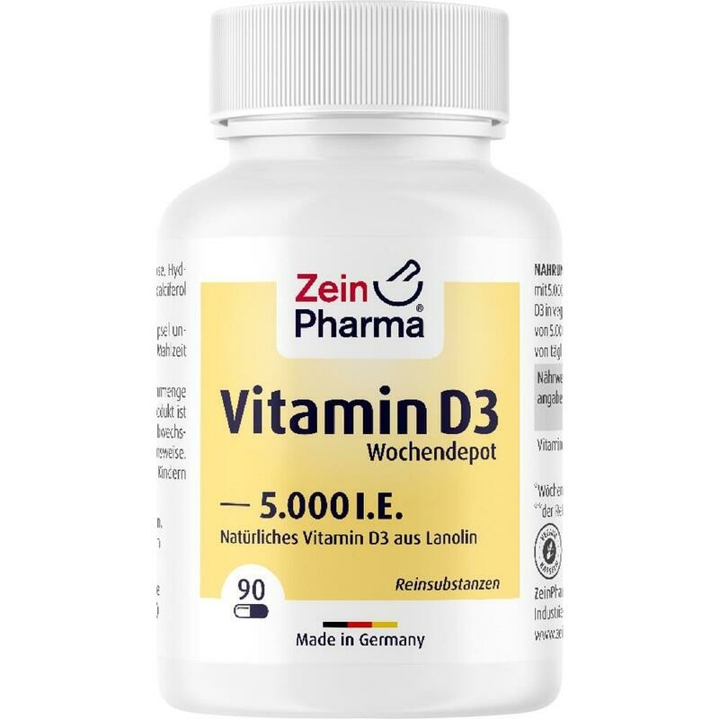 VITAMIN D3 5000 I.E. Wochendepot Kapseln