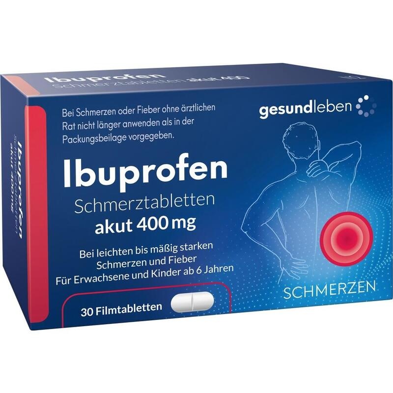 IBUPROFEN Schmerztabletten 400 mg Filmtabletten