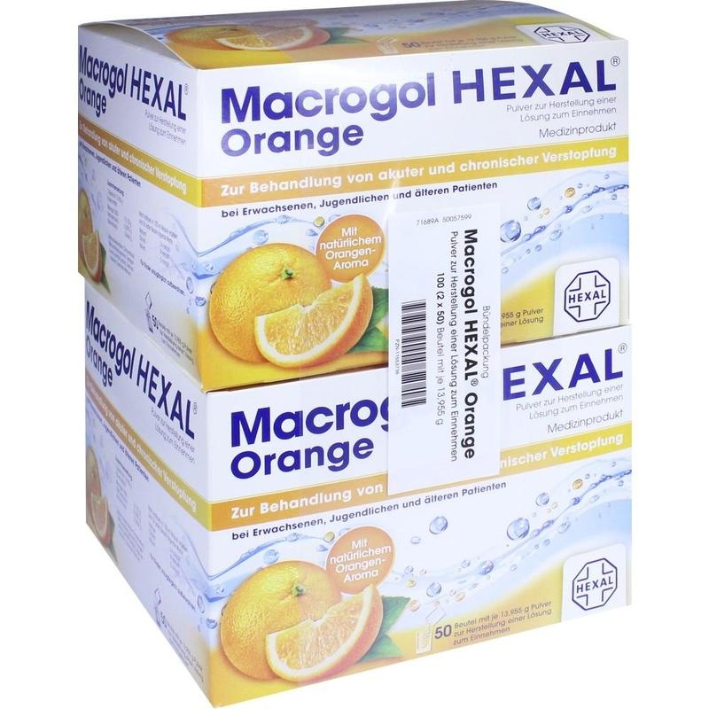 MACROGOL HEXAL Orange Plv.z.Her.e.Lsg.z.Einn.Btl.
