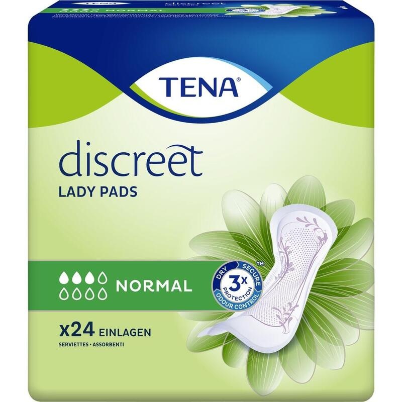 TENA LADY Discreet Inkontinenz Einlagen normal