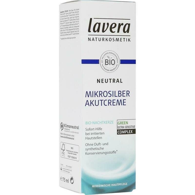LAVERA Neutral Akutcreme mit Mikrosilber