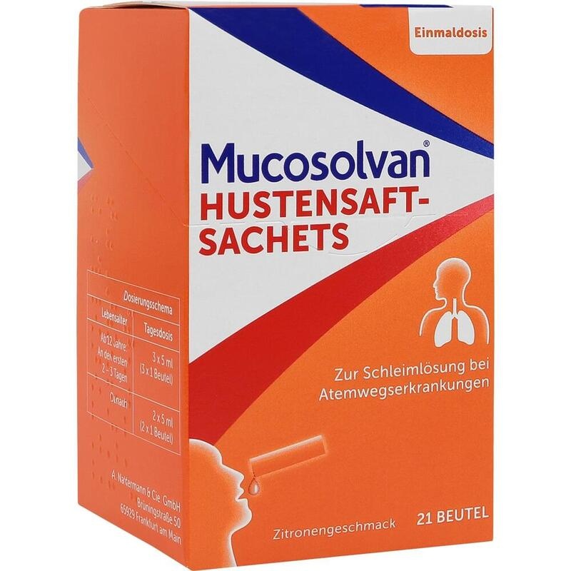 MUCOSOLVAN Hustensaft-Portionsbeutel 30 mg/5 ml