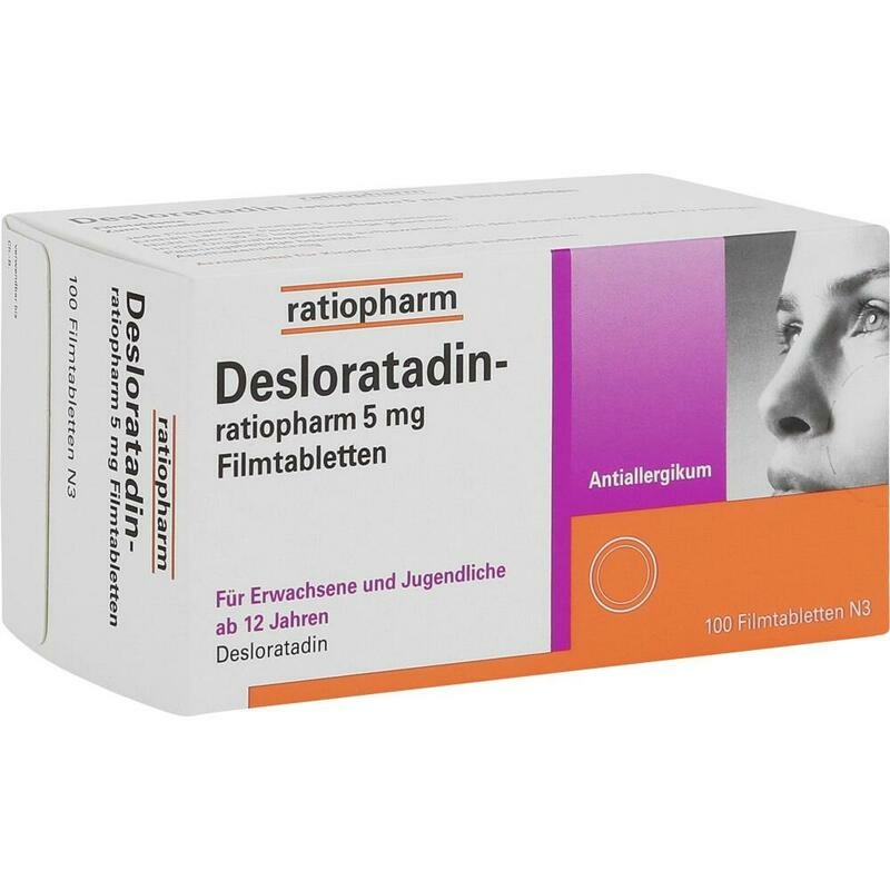 DESLORATADIN-ratiopharm 5 mg Filmtabletten