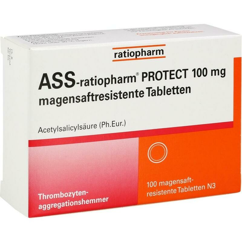 ASS-ratiopharm PROTECT 100 mg magensaftr.Tabletten