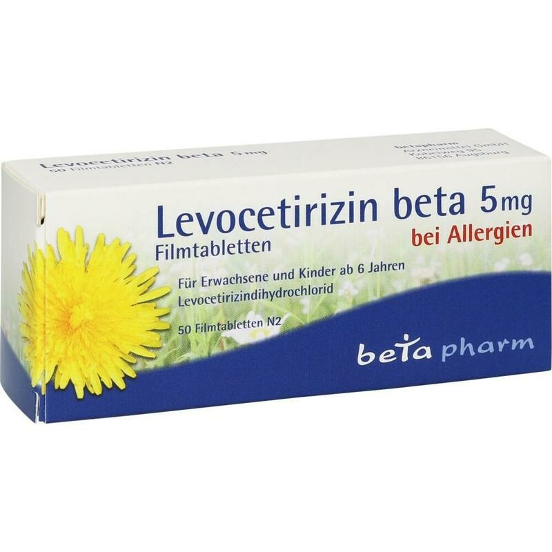 LEVOCETIRIZIN beta 5 mg Filmtabletten