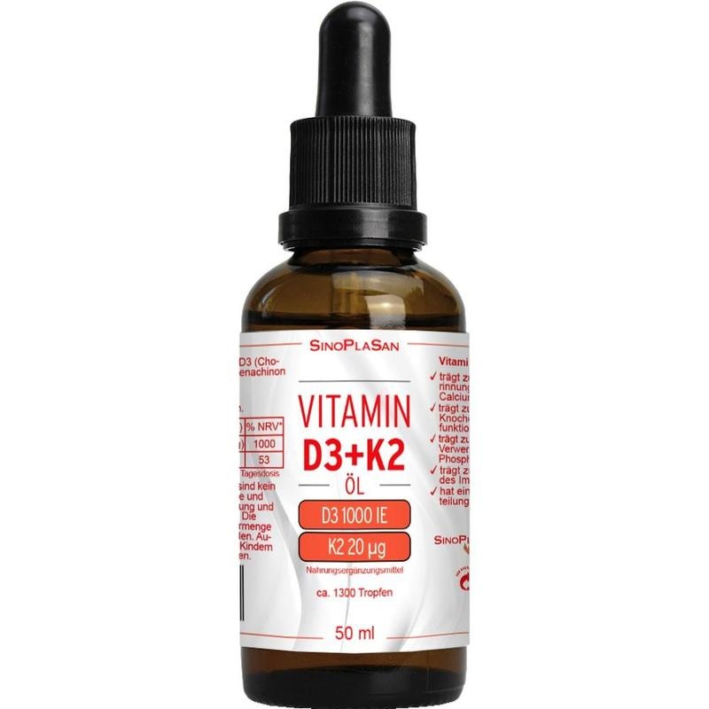 VITAMIN D3/K2 1000 I.E./20 μg Tropfen z.Einnehmen