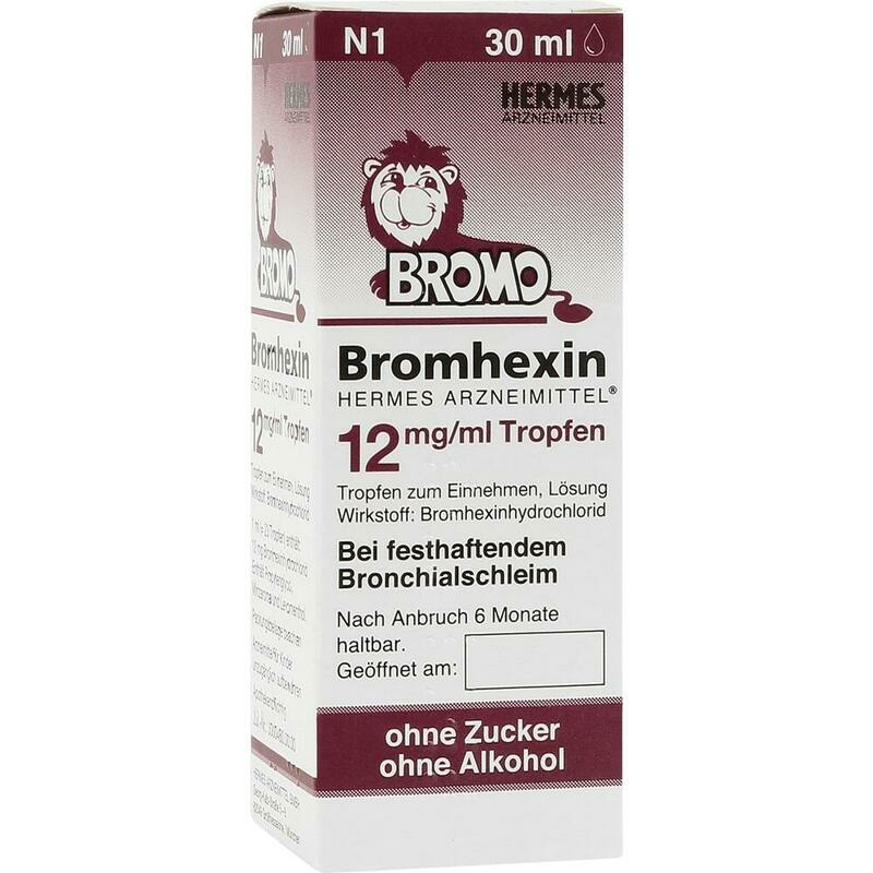 BROMHEXIN Hermes Arzneimittel 12 mg/ml Tropfen