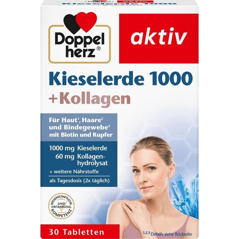 DOPPELHERZ Kieselerde+Kollagen Tabletten