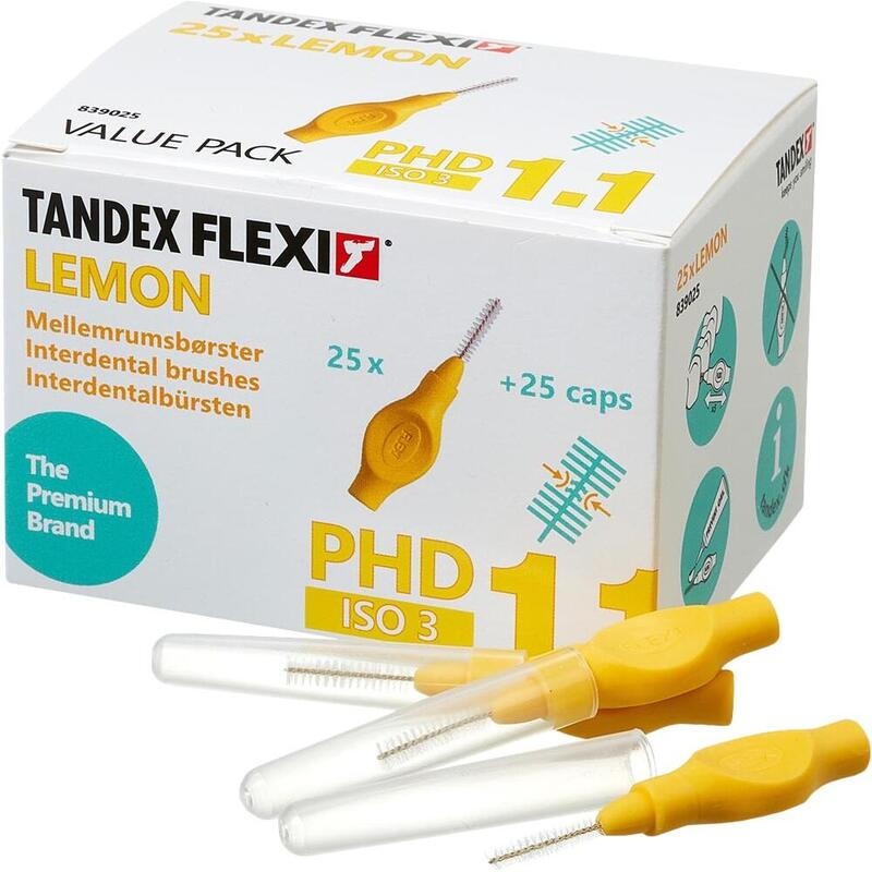 TANDEX FLEXI Interdentalb.PHD 1.1/ISO 3 lemon