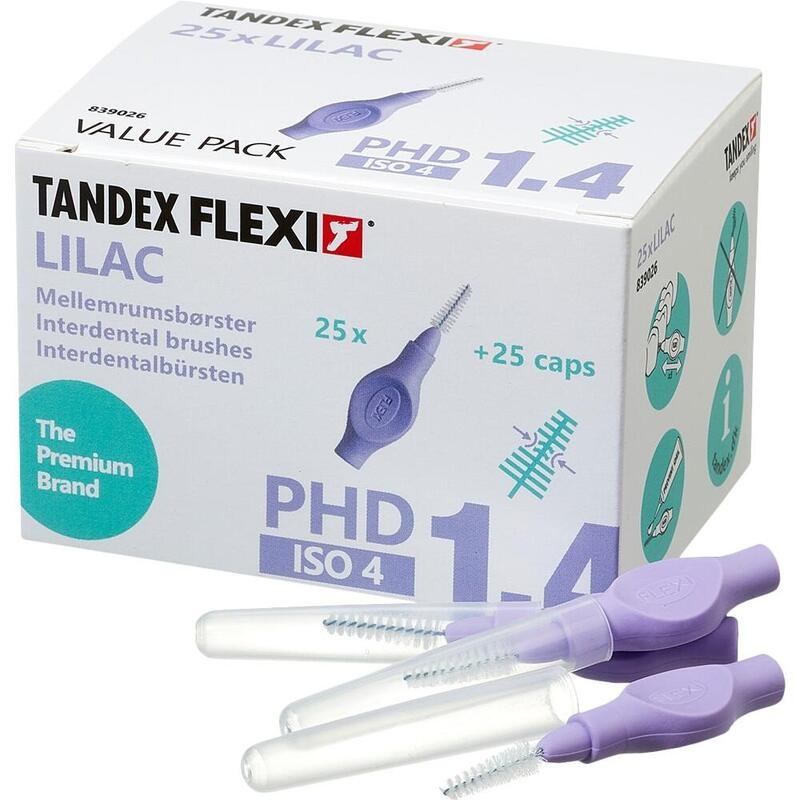 TANDEX FLEXI Interdentalb.PHD 1.4/ISO 4 lilac
