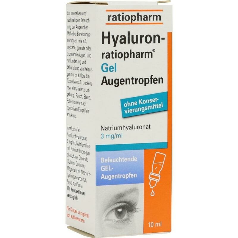 HYALURON-RATIOPHARM Gel Augentropfen