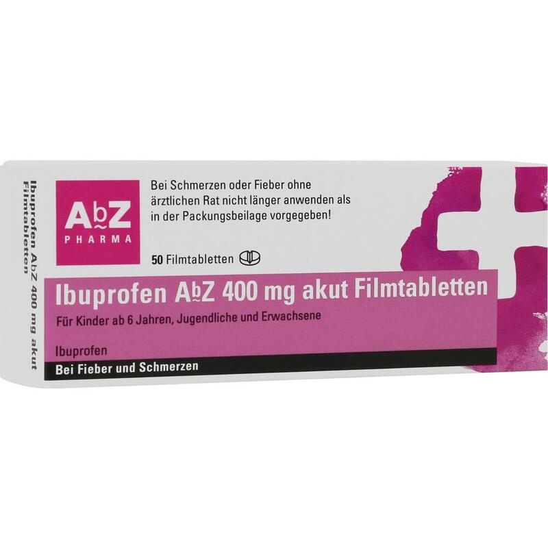 IBUPROFEN AbZ 400 mg akut Filmtabletten