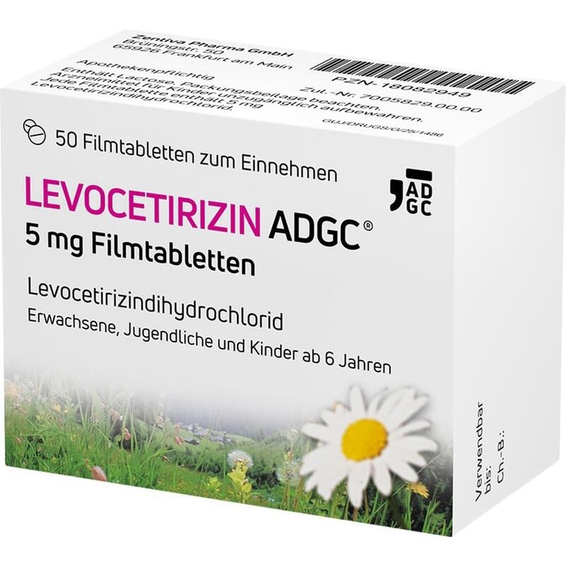 LEVOCETIRIZIN ADGC 5 mg Filmtabletten