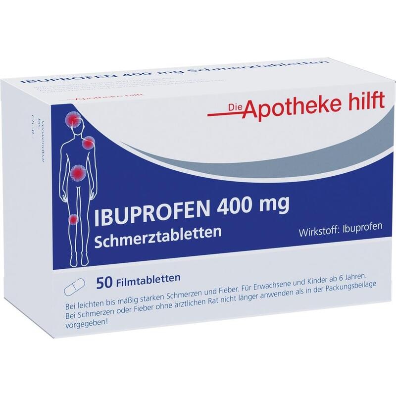 IBUPROFEN 400 mg Die Apotheke hilft Filmtabletten