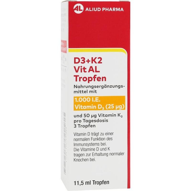 D3+K2 Vit AL 1000 I.E./50 μg Tropfen