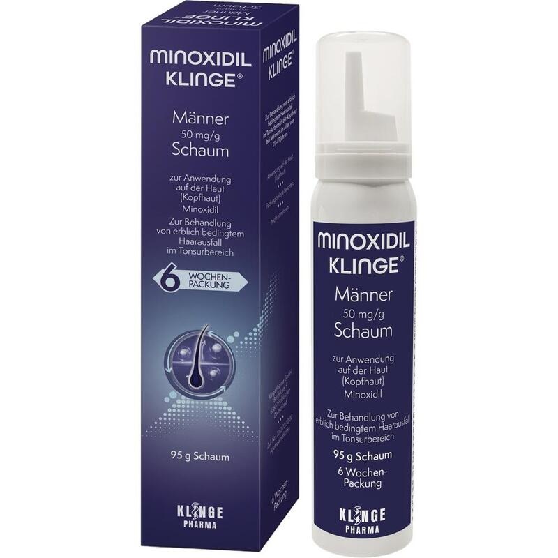 MINOXIDIL Klinge Männer 50 mg/g Schaum